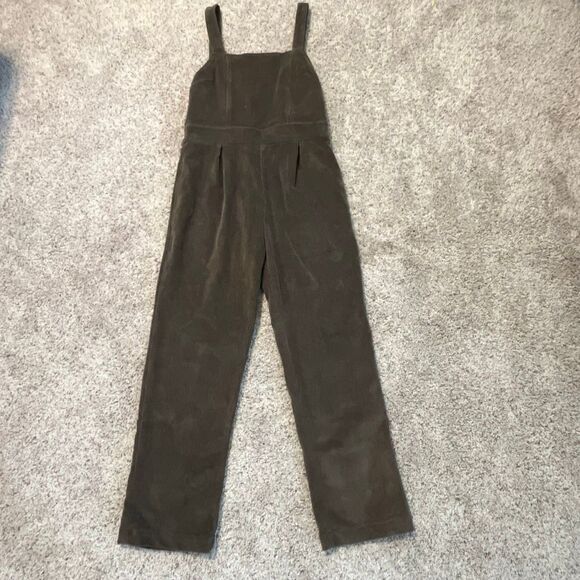Whimsy + Row Pants - NWT Whimsy & Row Billie Green Corduroy Overalls Size 4